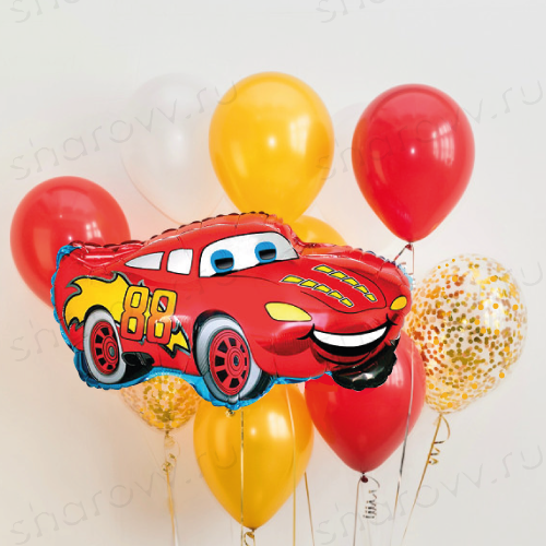 Композиция из шаров "Как молния"