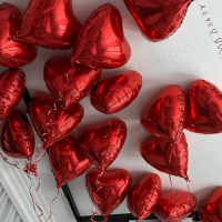 Набор шаров под потолок "Любящее сердце"