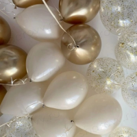 Шарики под потолок "Тёплые оттенки"