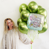 Букет из шаров "Зайка и мышки"