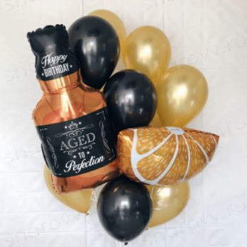 Облако шаров "Виски & цитрус" Облако шаров "Виски & цитрус"