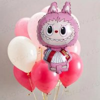 Набор шаров "Эльф в розовых облаках"