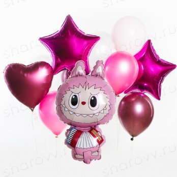 Облако из шаров ассорти "Музыка звезд от эльфа" Облако из шаров ассорти "Музыка звезд от эльфа"