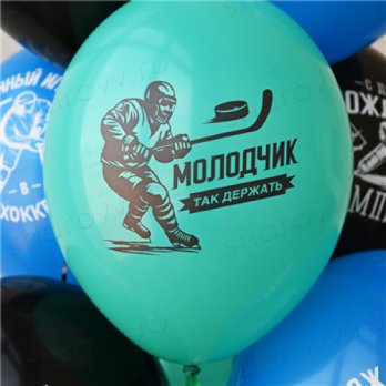 Фонтан из шаров "Рождённый играть в хоккей" Фонтан из шаров "Рождённый играть в хоккей"