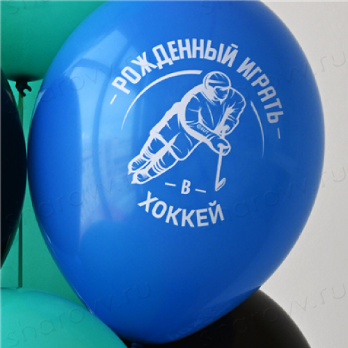 Фонтан из шаров "СДР, чемпион хоккея!"