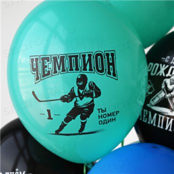 Фонтан из шаров "СДР, чемпион хоккея!" Фонтан из шаров "СДР, чемпион хоккея!"