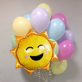 Букет из шаров "Лучезарный" Букет из шаров "Лучезарный"