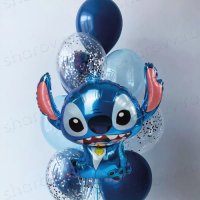 Фонтан из шаров "Космический монстрик"