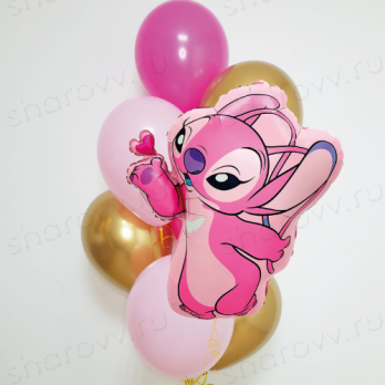 Букет из шаров "Монстрик с сердечком" Букет из шаров "Монстрик с сердечком"