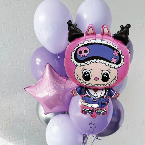 Фонтан из шаров "Плюшевый пират Фукс"