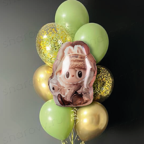 Фонтан из шаров "Раф и Эльф"