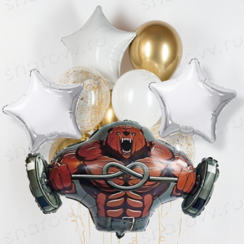 Сет из шаров "Брутальный светлый" Сет из шаров "Брутальный светлый"