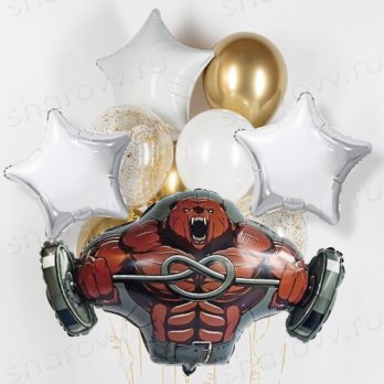 Сет из шаров "Брутальный светлый" Сет из шаров "Брутальный светлый"