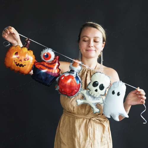 Шар фигура AIR гирлянда "Хэллоуин"