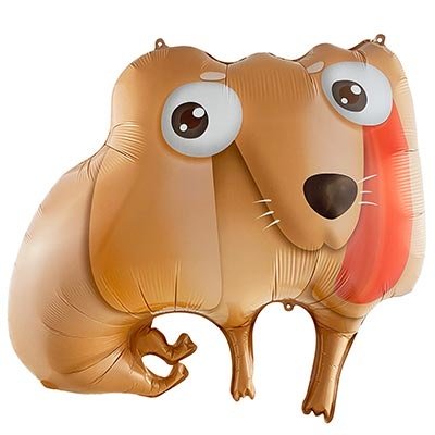 Шар фигура "Собака глазастая"