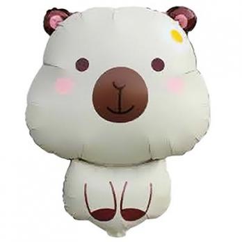 Шар фигура "Капибара белая"