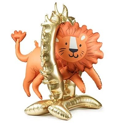 Шар фигура "Лев в огне"