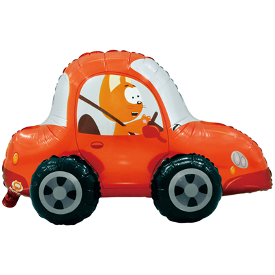 Шар фигура "Котэ в машине"