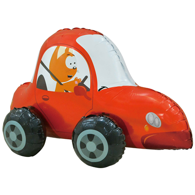 Шар фигура "Котэ в машине"