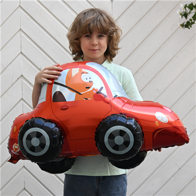 Шар фигура "Котэ в машине"