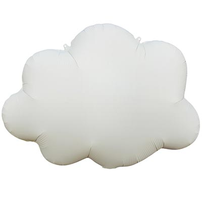 Шар фигура "Облако кремовое сатин большое"