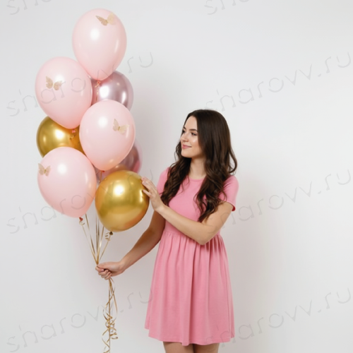 Фонтан из шаров "Трогательная невесомость"