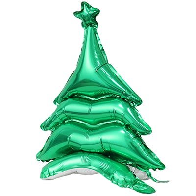 Шар фигура "Елка зеленая на подставке"