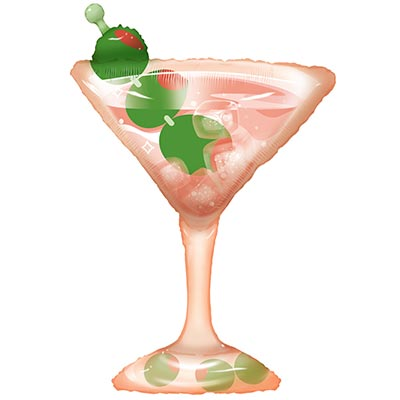 Шар фигура "Бокал Мартини"