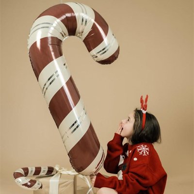 Шар фольга "Леденец шоколадно-кремовый"