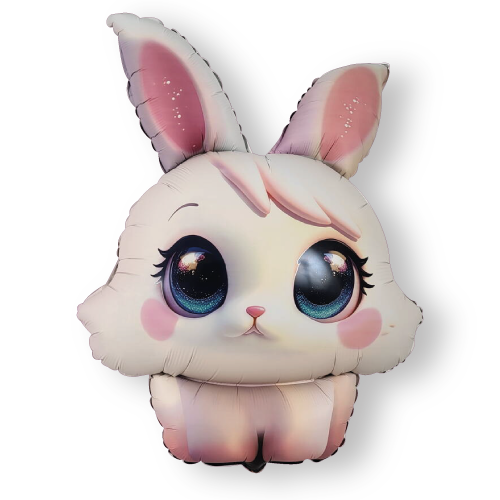 Шар фольга "Зайка с большими глазами"