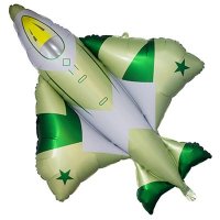 Шар фольга "Истребитель камуфляж сатин"