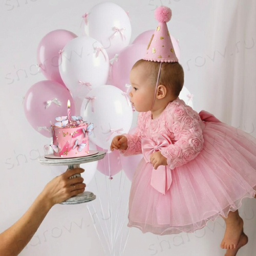 Облако шаров "Коралловый бриз"