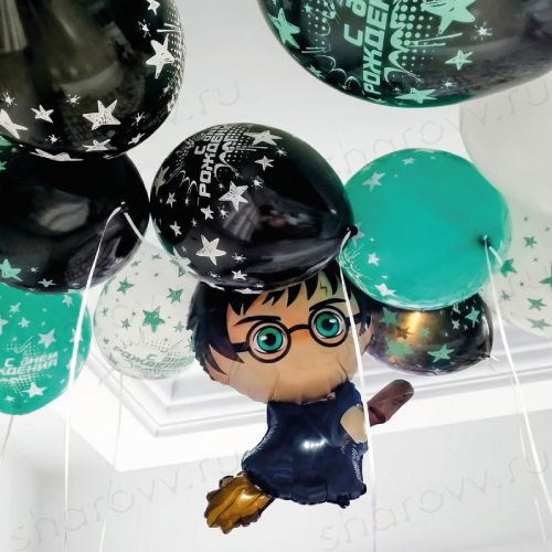 Облако из шаров "Юный волшебник"