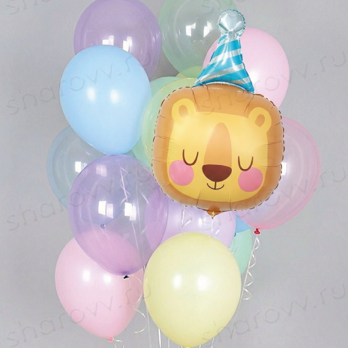 Фонтан из шаров "Мыльные пузыри"