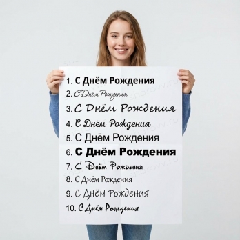 Шар круг золото "Любой текст"