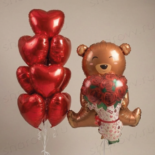 Композиция из шаров "Очаровательный поклонник"