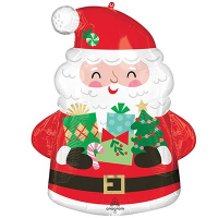 Шар фигура "Санта с подарками"