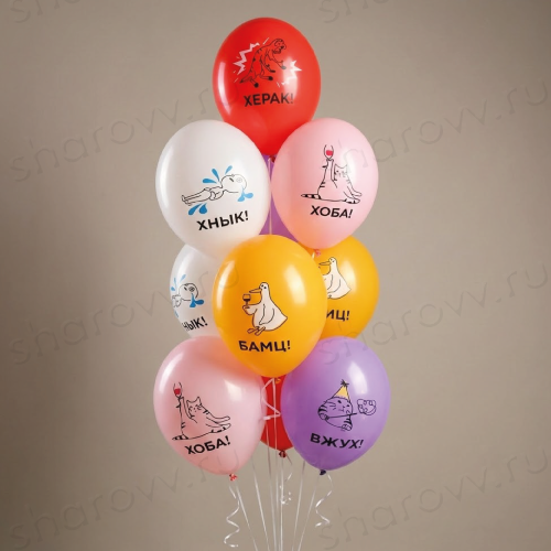 Фонтан из шаров "Вжух и Хоба"