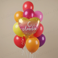 Букет из шаров "Автограф любви"