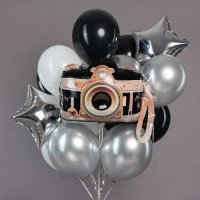 Облако из шаров ассорти "Ценить каждый миг"