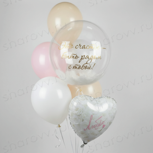 Фонтан из шаров "Счастливые грёзы"