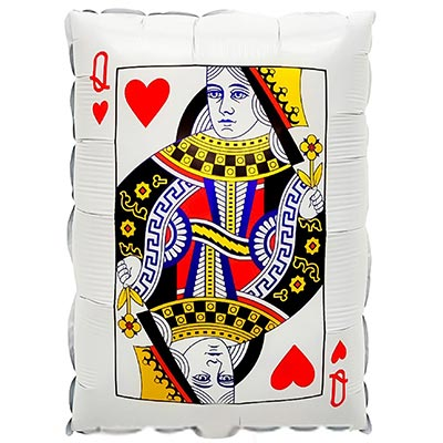 Шар фигура "Карта Дама червей"