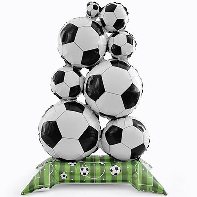 Фигура на подставке "Мячи футбольные"