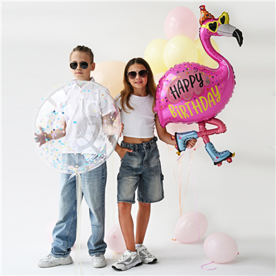 Шар фигура "Фламинго на стиле"