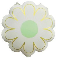 Шар фигура "Цветок Ромашка белая с золотом"