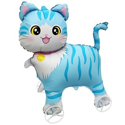 Шар фигура "Каталка Котик мальчик"
