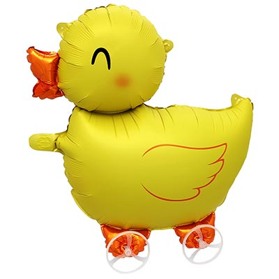 Шар фигура "Каталка Уточка"