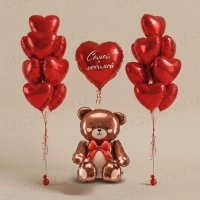 Композиция из шаров "Вечное чувство"