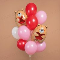 Фонтан из шаров "Параллельные судьбы"