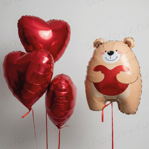 Сет из шаров "Сердце для тебя"